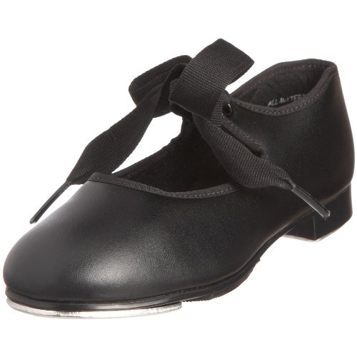 Capezio Junior Tyette Tap Schuh, Schwarz - Schwarz - Größe: 32 EU von Capezio