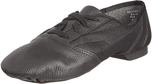 Capezio Suede Sole S0000458B0WBLK035, Unisex - Erwachsene Schnürschuhe/Jazzschuhe, Black, 38 EU (7 M) von Capezio