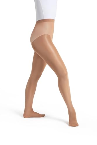 Capezio Damen Ultra Shimmery Footed Tights, Suntan, M EU von Capezio