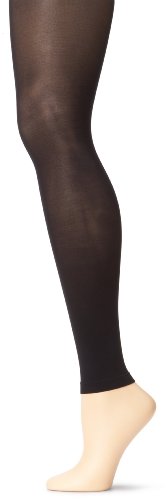 Capezio 126 Ultraweiche, fußlose Strumpfhose, Schwarz, S-M von Capezio