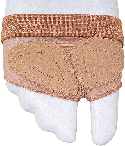 Capezio Unisex - Erwachsene Footundeez Ballet Zehenschutz, Beige (Light Sun), X-Large von Capezio