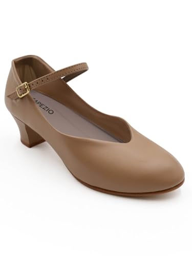 Capezio Womens Jr Footlight™ (550) -Caramel -11.5 von Capezio