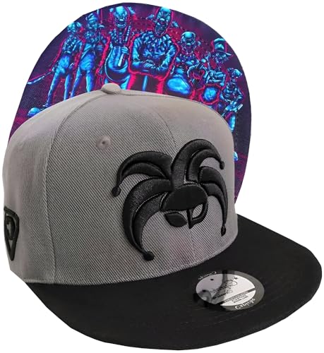 Capiche [99+ VARIATIONEN] Snapback Cap - Kappe - Baseball - Mütze - Herren - Dunkelgrau - Clown Gang - Zirkus - Eng - [Clown] Clown Gang von Capiche