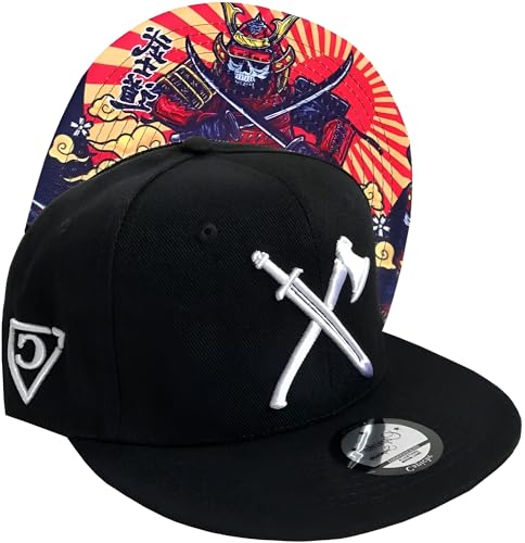 Capiche [99+ VARIATIONEN] Snapback Cap - Kappe - Baseball - Mütze - Herren - Schwarz - Samurai - Soldat - Asiaten - Japan - [Warrior] The Samurai von Capiche