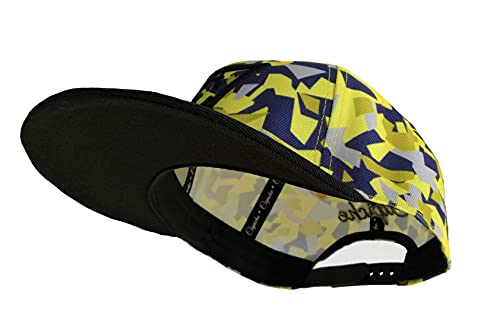 Capiche [89 VARIATIONEN] Special Series Snapback Cap - Kappe - One Size - Unisex - Herren - Damen - Yellow Polygon von Capiche