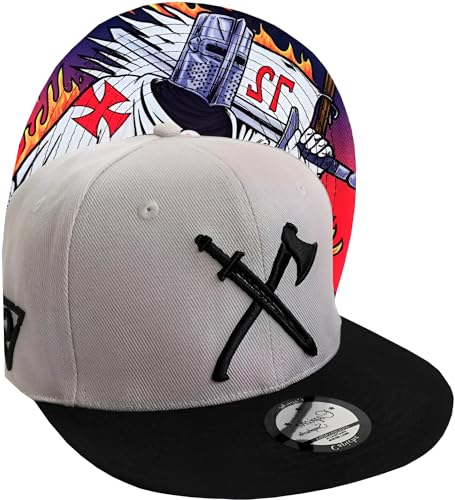 Capiche [89 VARIATIONEN] Special Series Snapback Cap - Kappe - One Size - Unisex - Herren - Damen - Knight Templar von Capiche