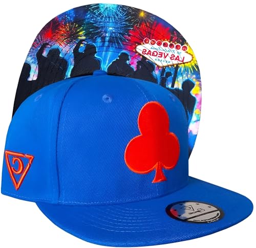 Capiche [99+ VARIATIONEN] Snapback Cap - Kappe - Baseball - Mütze - Kunst - Unisex - Schirm - Männer - Herren - Damen - [Casino] - Fireworks von Capiche