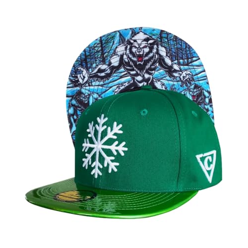 Capiche [99+ VARIATIONEN] Snapback Cap - Kappe Baseball Mütze Kunst Unisex Schirm Männer Herren Damen Child Ice Beast von Capiche