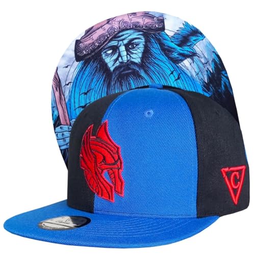 Capiche [99+ VARIATIONEN] Snapback Cap - Kappe - Baseball - Mütze - Kunst - Unisex - Schirm - Männer - Herren - Damen - D-301 - Odin von Capiche