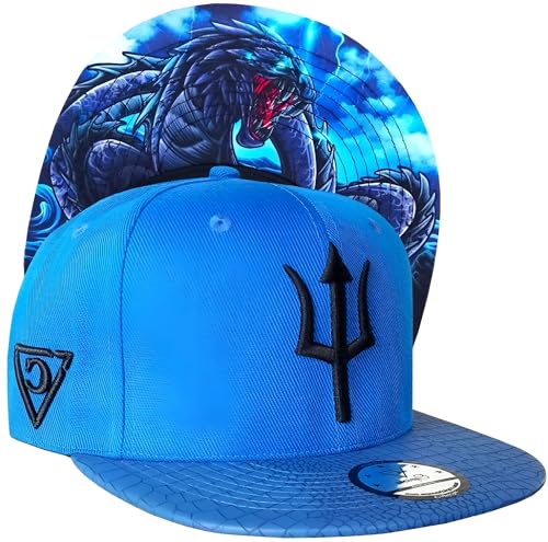 Capiche [99+ VARIATIONEN] Snapback Cap - Kappe - Baseball - Mütze - Kunst - Unisex - Schirm - Männer - Herren - Damen - D-321 - Basilisk SB von Capiche