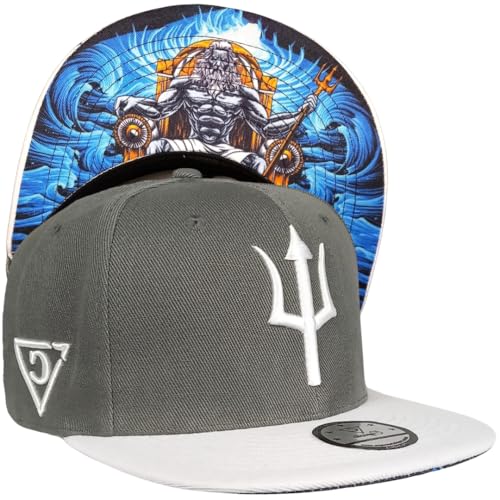 Capiche [99+ VARIATIONEN] Snapback Cap - Kappe Baseball Mütze Kunst Unisex Schirm Männer Herren Damen D-326 Nereus von Capiche