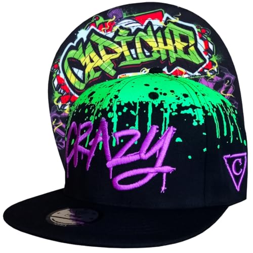 Capiche [99+ VARIATIONEN] Snapback Cap - Kappe - Baseball - Mütze - Kunst - Unisex - Schirm - Männer - Herren - Damen - D-346 - Freestyler von Capiche
