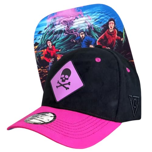 Capiche [99+ VARIATIONEN] Snapback Cap - Kappe - Baseball - Mütze - Kunst - Unisex - Schirm - Männer - Herren - Damen - [Disaster] - Purple Vulcano von Capiche