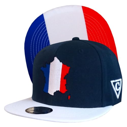 Capiche [99+ VARIATIONEN] Snapback Cap - Kappe - Baseball - Mütze - Kunst - Unisex - Schirm - Männer - Herren - Damen - [Nations] - France von Capiche