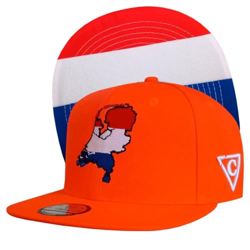 Capiche [99+ VARIATIONEN] Snapback Cap - Kappe - Baseball - Mütze - Kunst - Unisex - Schirm - Männer - Herren - Damen - [Nations] - The Netherlands von Capiche
