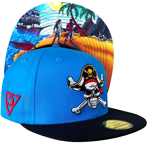 Capiche [99+ VARIATIONEN] Snapback Cap - Kappe - Baseball - Mütze - Kunst - Unisex - Schirm - Männer - Herren - Damen - [Pirates] - Treasure Hunting von Capiche