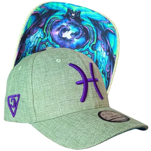 Capiche [99+ VARIATIONEN] Snapback Cap - Kappe Baseball Mütze Kunst Unisex Schirm Männer Herren Damen Pisces CU von Capiche