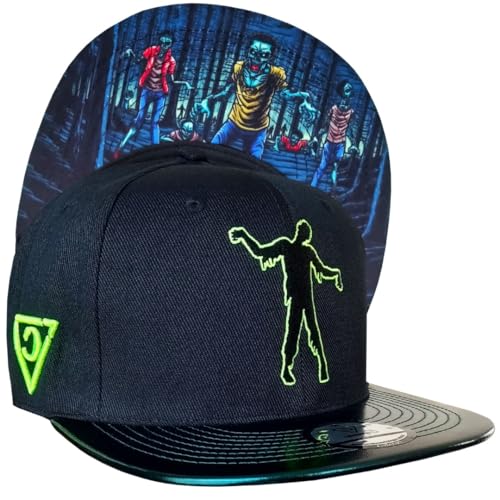 Capiche [99+ VARIATIONEN] Snapback Cap - Kappe - Baseball - Mütze - Kunst - Unisex - Schirm - Männer - Herren - Damen - [Zombie] - Zombie Apocolypse von Capiche