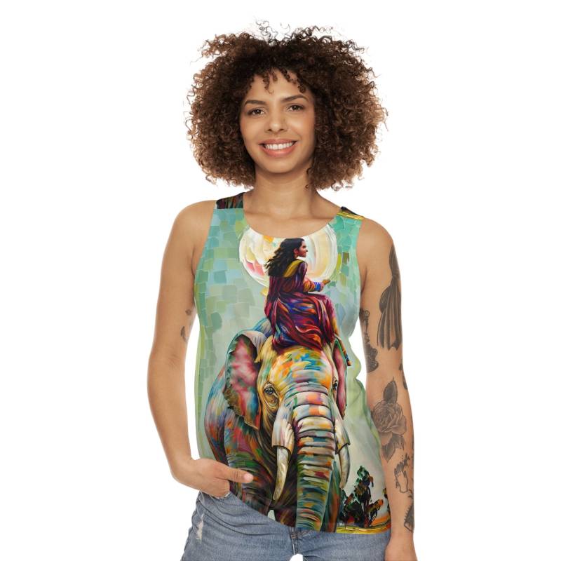Unisex Tank Top | Elephant Collection von CapizziArtStudio