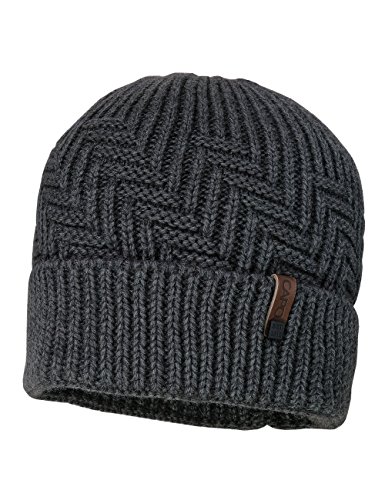 CAPO Herren Step Cap Strickmütze, Grau (Granite 6), One Size von CAPO