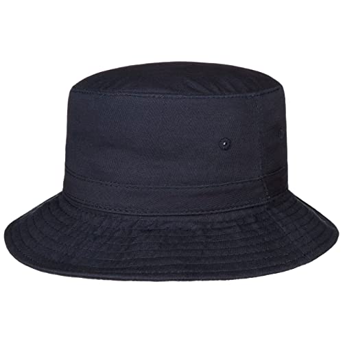 Hutshopping Fischerhut mit UV-Schutz Stoffhut Baumwollhut Sonnenhut Strandhut Anglerhut (XL (60-61 cm) - dunkelblau) von Cappellishop