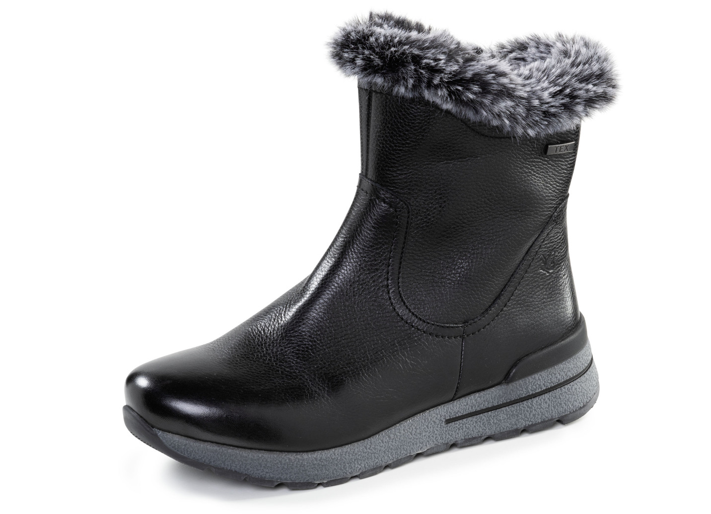 Caprice, gefütterte Damen-Stiefeletten, Winterschuhe, Weite H, mit herausnehmbarem Fußbett, Schwarz, Größe 36 von Caprice