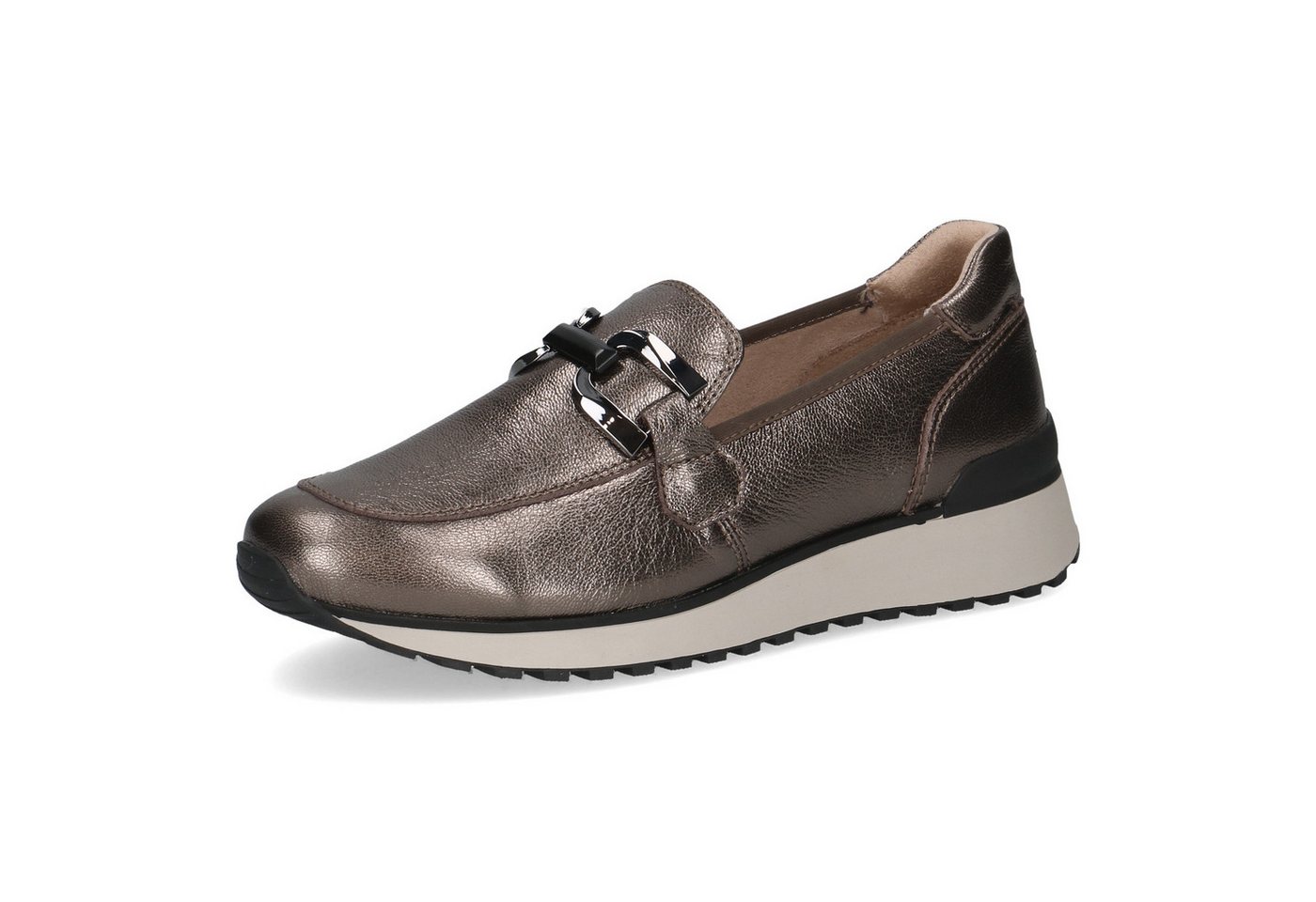 Caprice CAPRICE Damen Slipper 9-24700-43-928 PIOMBO METAL Slipper von Caprice