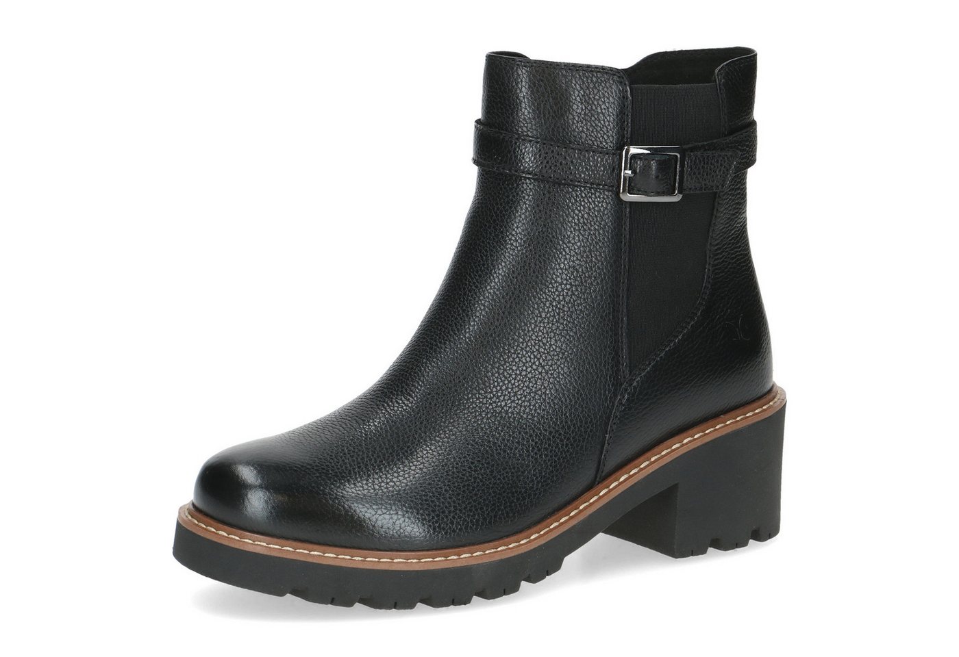 Caprice Chelseaboots, Blockabsatz, Herbstboots, Stiefelette mit dezenter Zierschnalle Caprice Chelseaboots, Blockabsatz, Herbstboots, Stiefelette mit dezenter Zierschnalle von Caprice