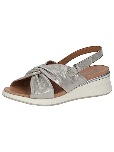 Caprice Damen 9-9-28300-20 Flache Sandale, Stone METALLIC, 39 EU Caprice Damen 9-9-28300-20 Flache Sandale, Stone METALLIC, 39 EU von CAPRICE