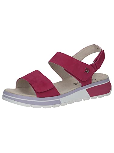 Caprice Damen 9-9-28705-20 Sandale Flach, Fuchsia Suede, 39 EU Caprice Damen 9-9-28705-20 Sandale Flach, Fuchsia Suede, 39 EU von CAPRICE