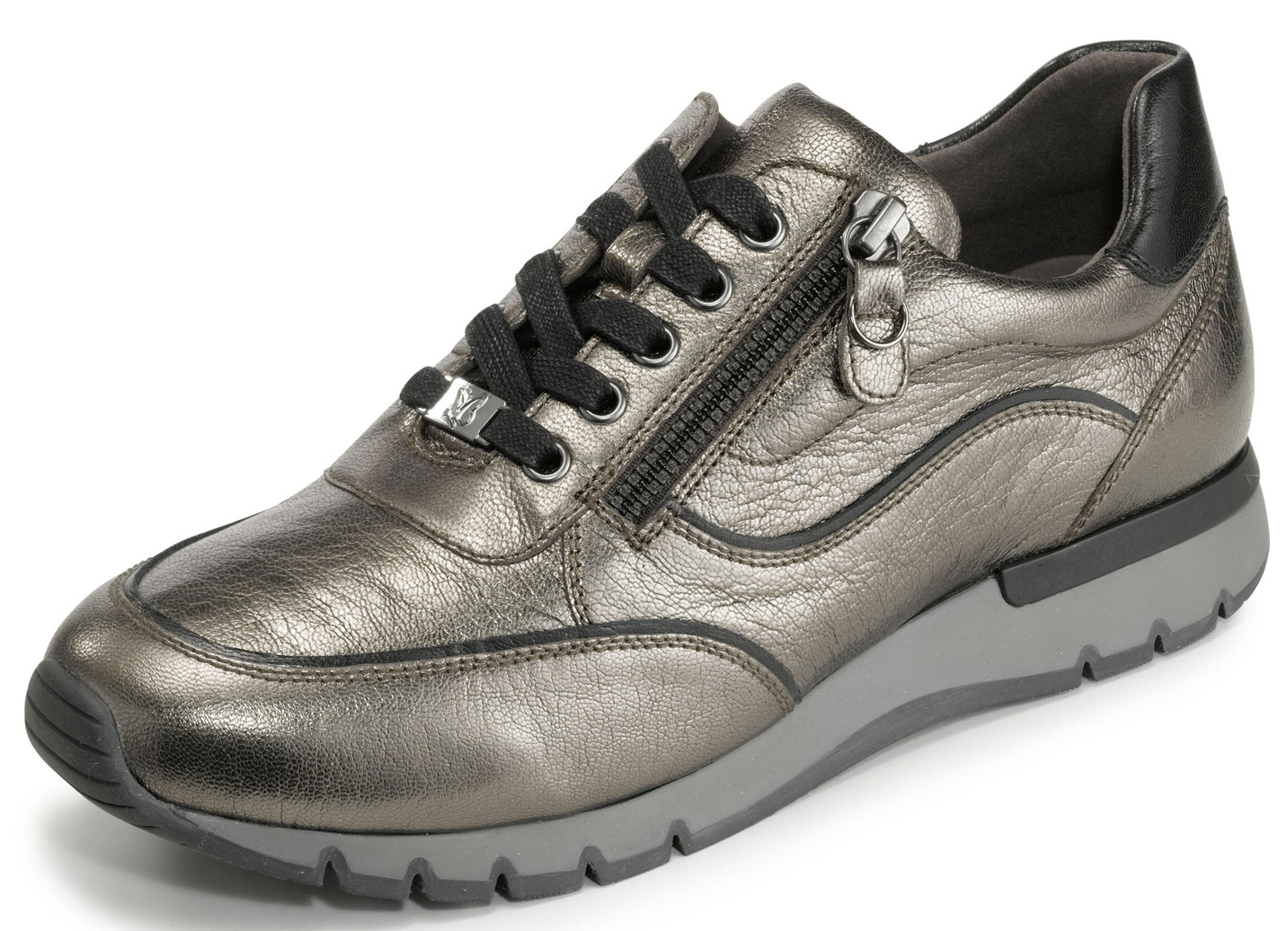 Caprice Schnürschuh mit praktischem Seitenreißverschluss, Bronze, Größe 40 Caprice Schnürschuh mit praktischem Seitenreißverschluss, Bronze, Größe 40 von Caprice