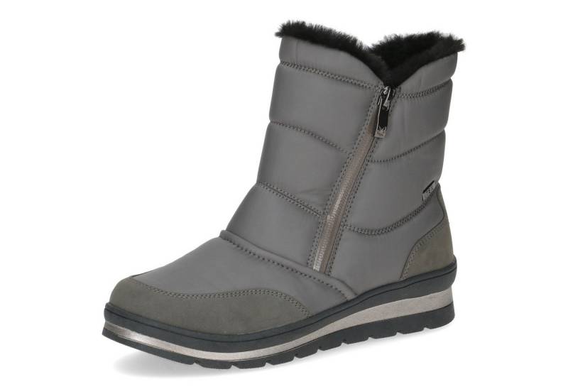 Caprice Snowboots, Keilabsatz, Outdoorboots, Kurzstiefel mit Fellimitat am Schaftrand von Caprice