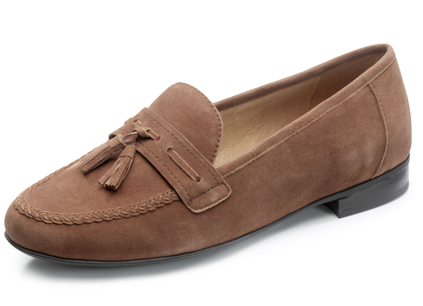 Caprice Slipper  mit Lederspange, Cognac, Größe 36 von Caprice