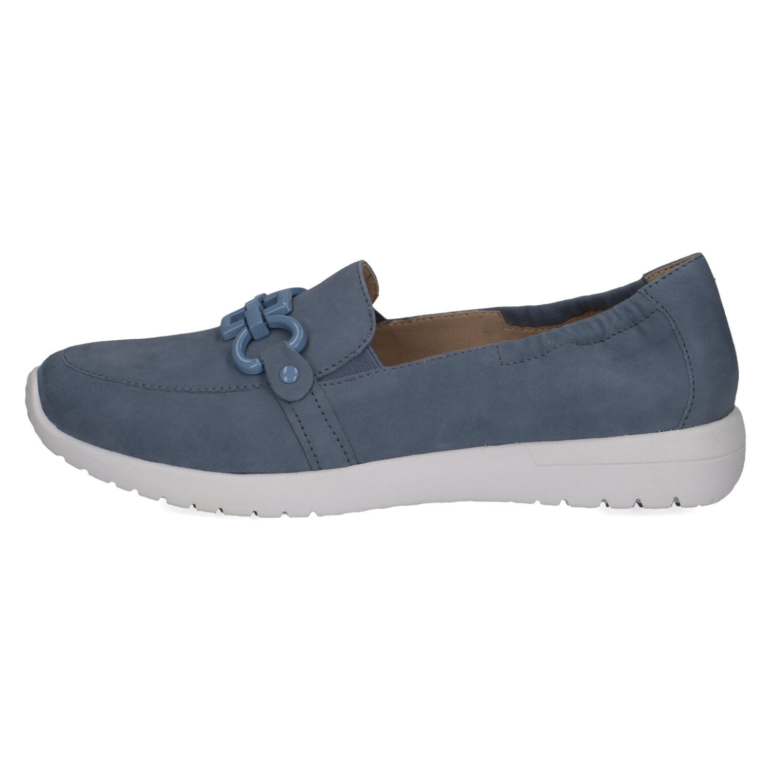 Women Slip-on BLUE SUEDE - Gr. - 36 von Caprice