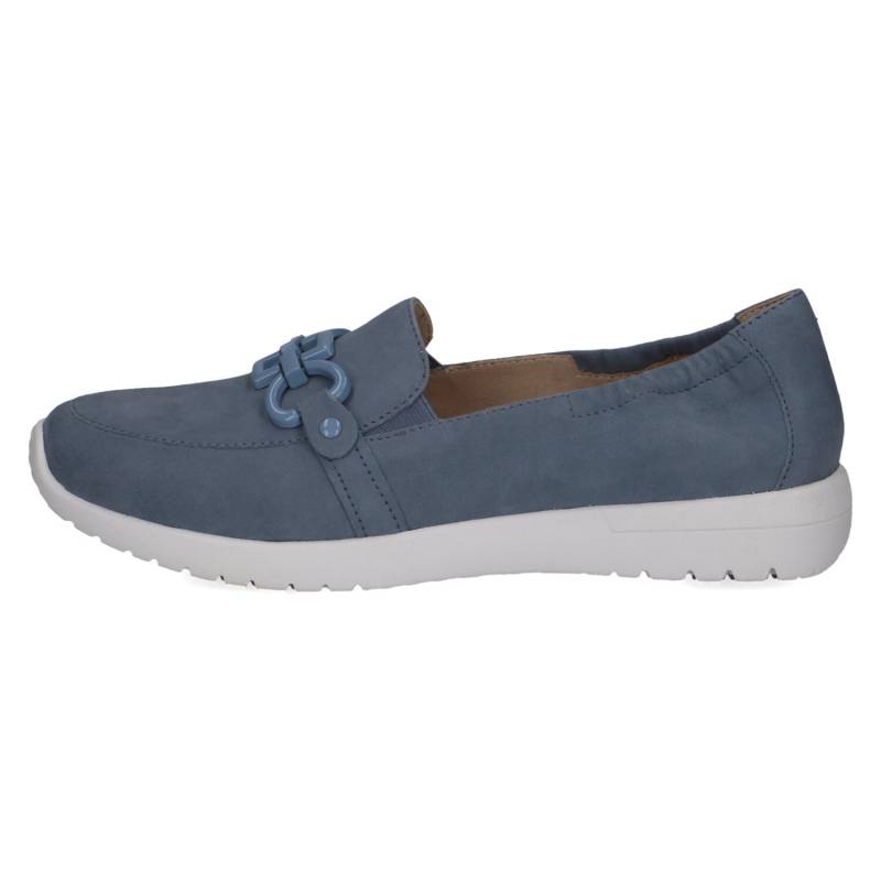 Women Slip-on BLUE SUEDE - Gr. - 36 von Caprice