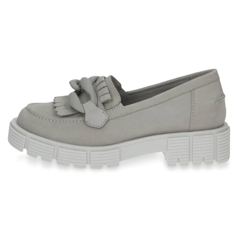 Women Slip-on LT GREY NUBUC - Gr. - 40 von Caprice