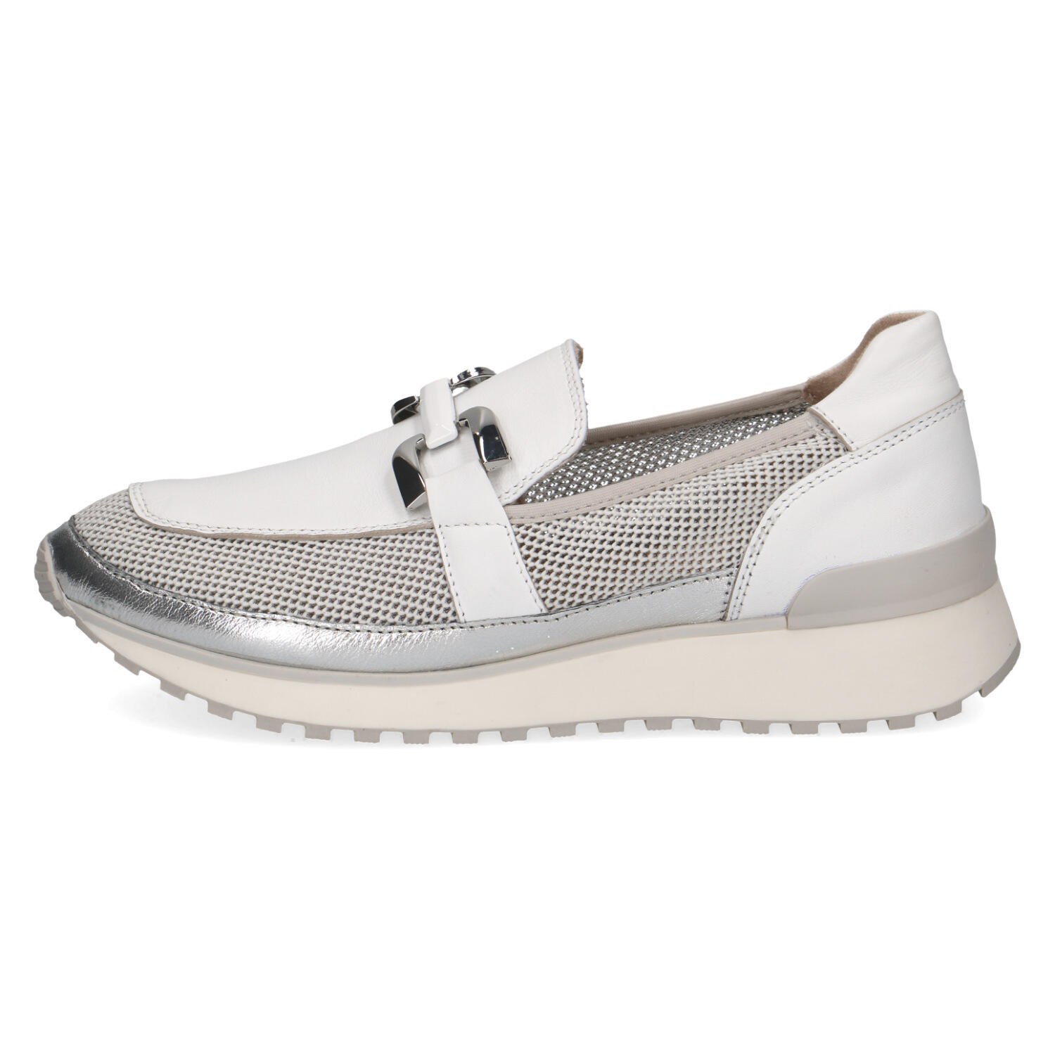Women Slip-on WHITE/SILVER - Gr. - 39 von Caprice