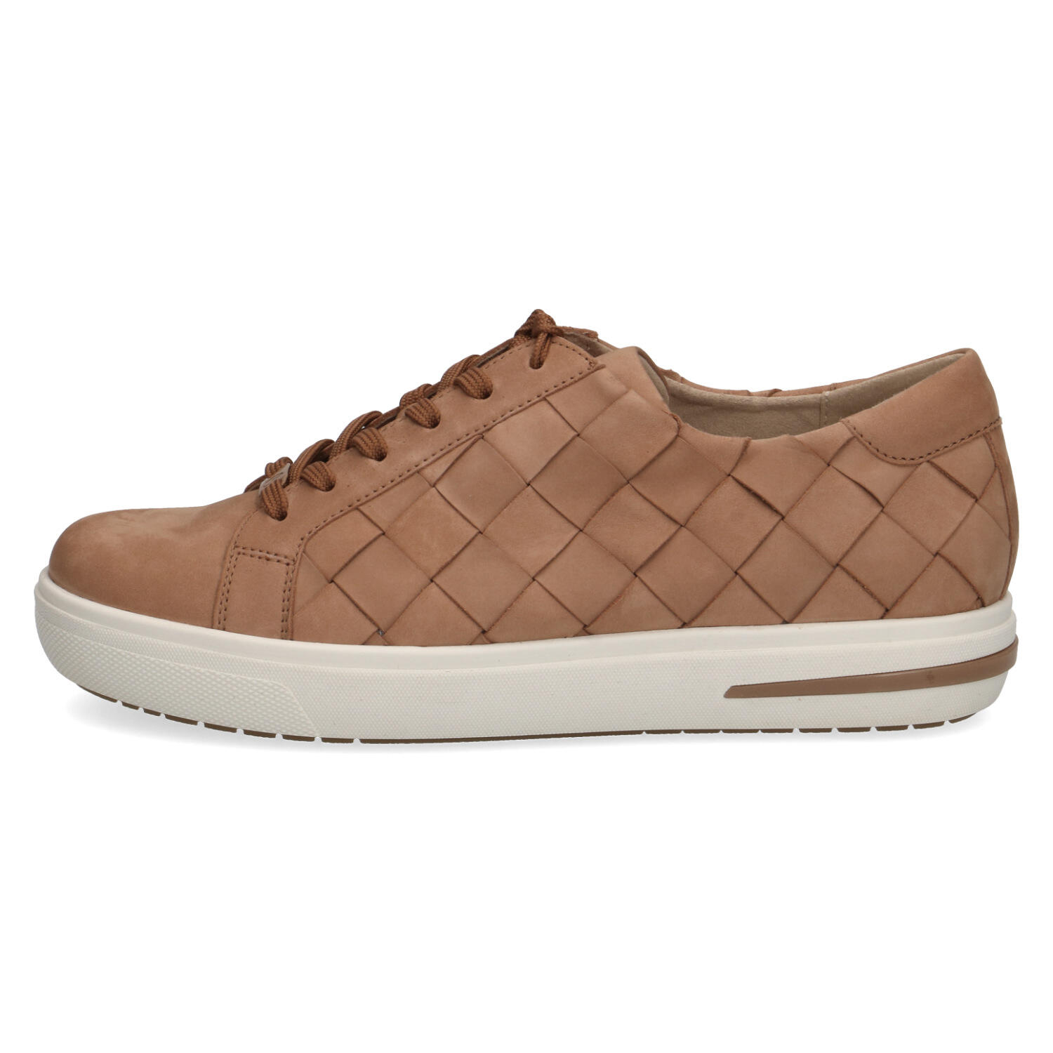 Woms Lace-up CARAMEL NUBUC von Caprice