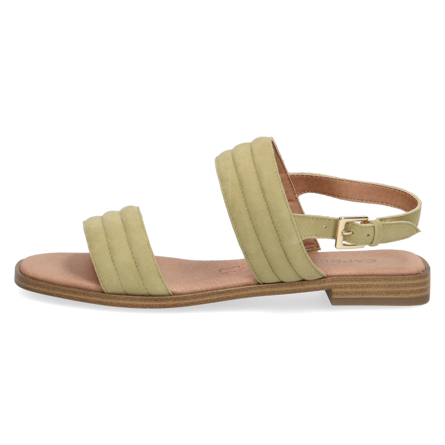 Woms Sandals GREEN SUEDE - Gr. - 38 von Caprice