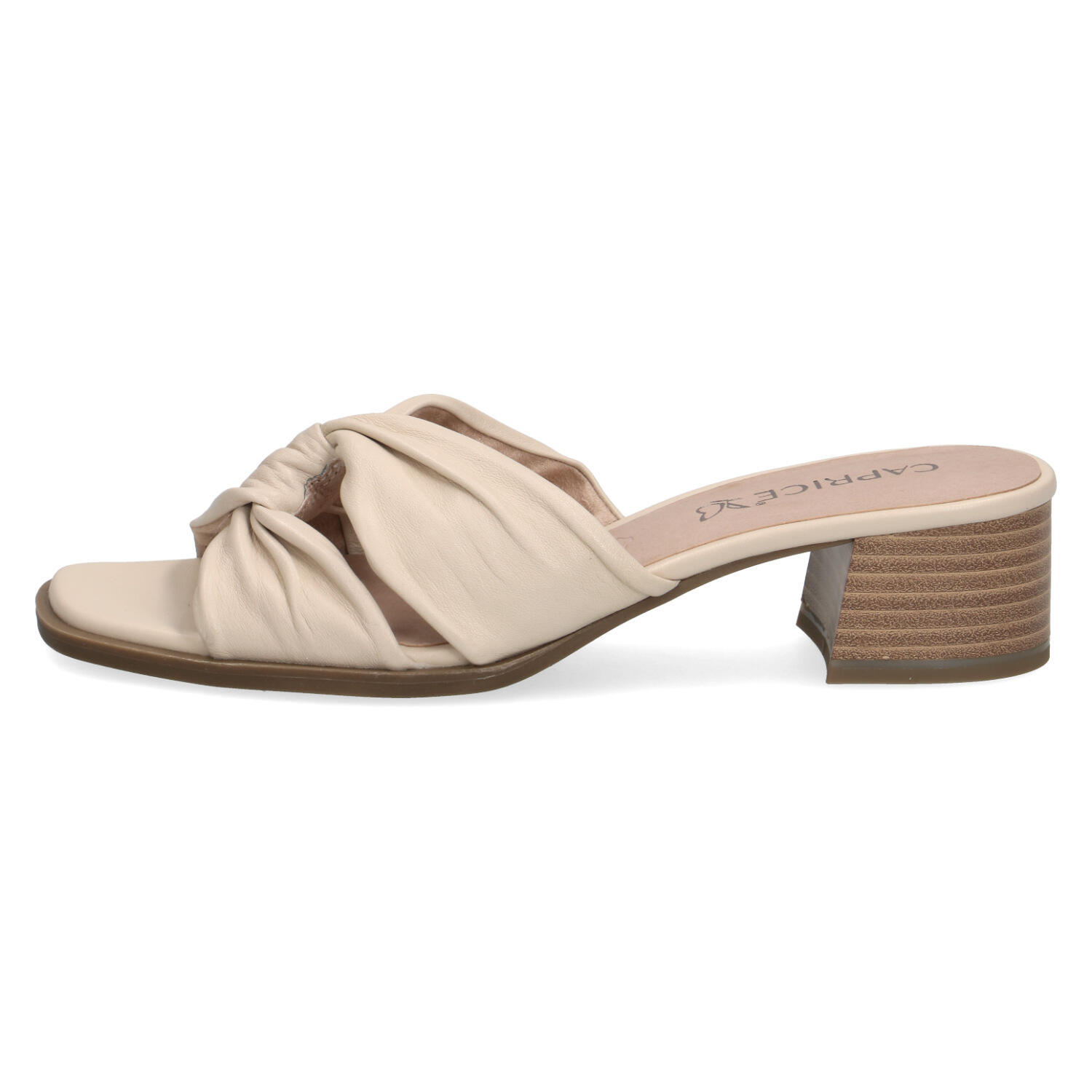 Woms Slides ECRU SOFTNAPPA - Gr. - 37 von Caprice