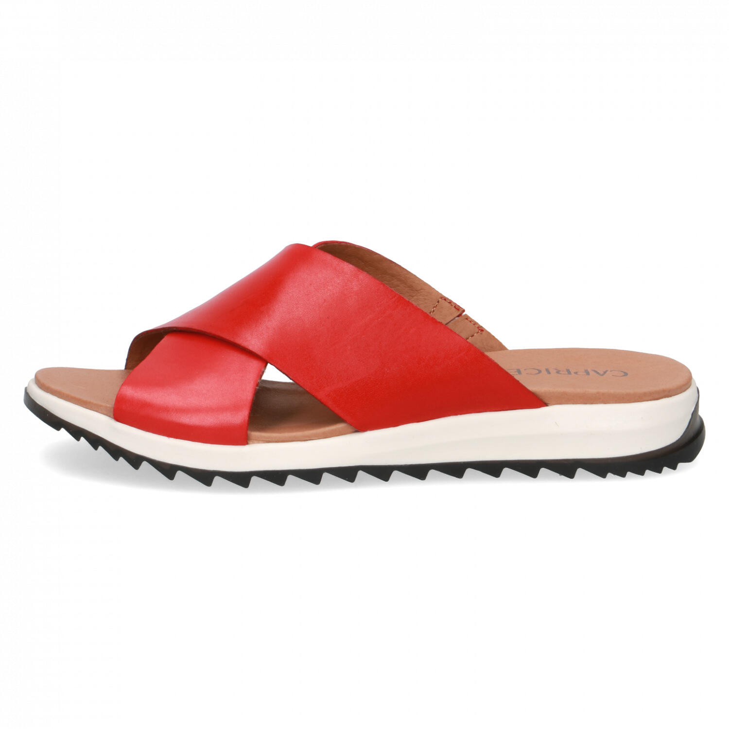 Woms Slides RED NAPPA - Gr. - 37 von Caprice