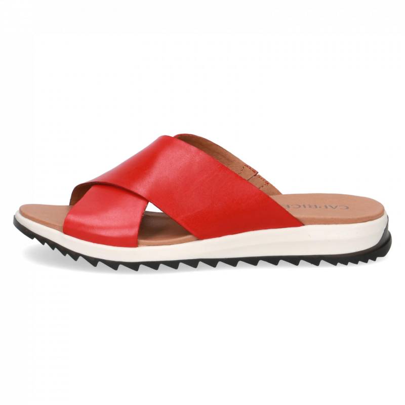 Woms Slides RED NAPPA - Gr. - 37 von Caprice