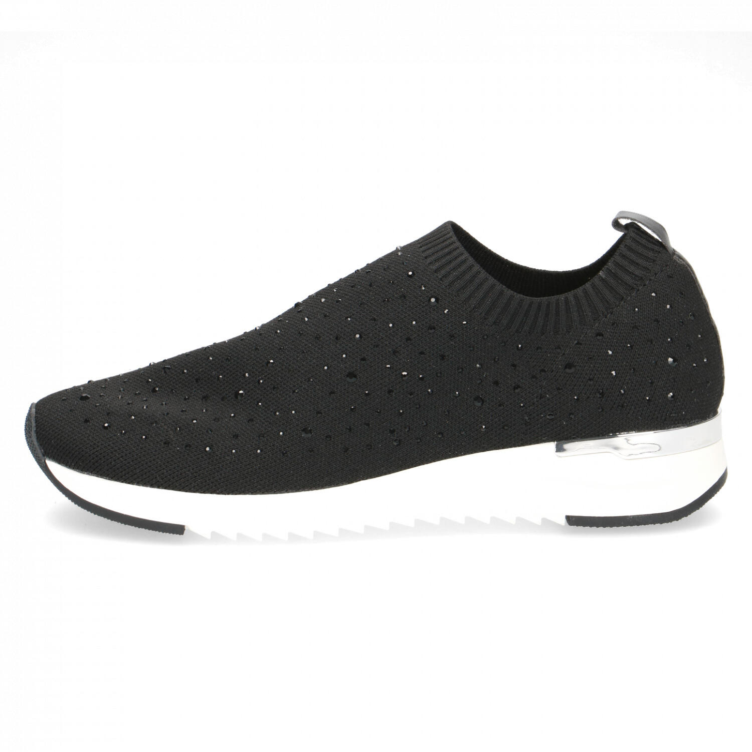 Woms Slip-on BLACK KNIT - Gr. - 39 von Caprice