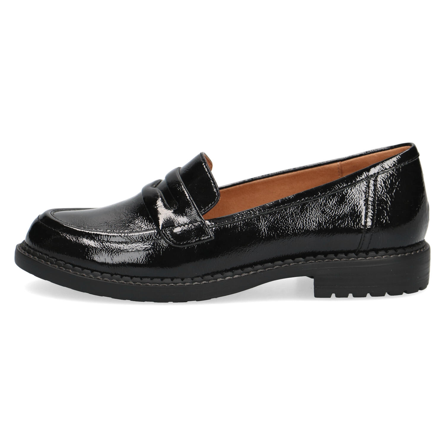 Woms Slip-on BLACK NAPLAK - Gr. - 37 von Caprice