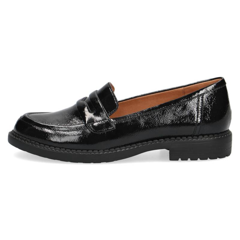 Woms Slip-on BLACK NAPLAK - Gr. - 38 von Caprice