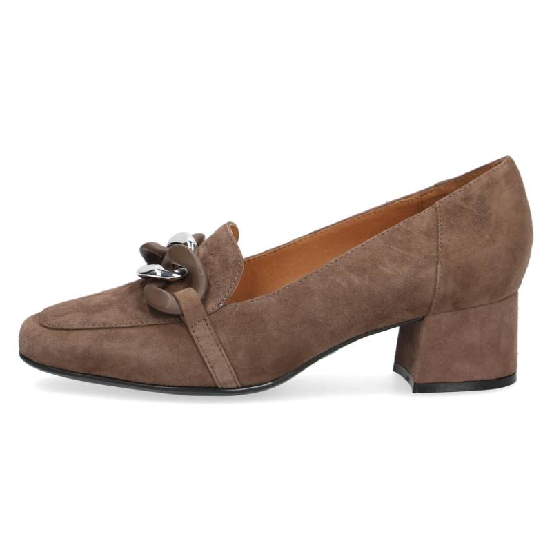 Woms Slip-on DK TAUPE SUEDE - Gr. - 40 von Caprice