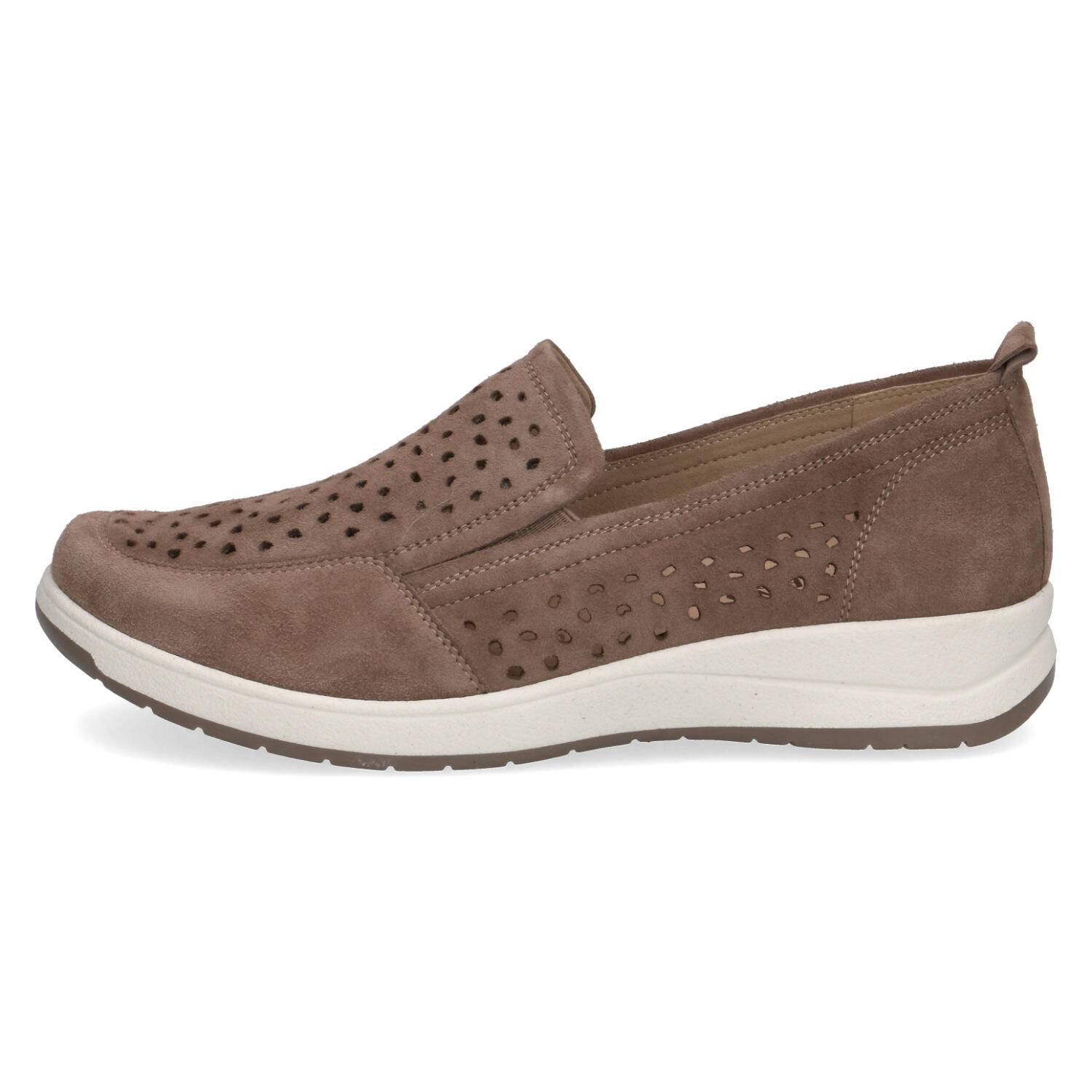 Woms Slip-on TAUPE SUEDE - Gr. - 39 von Caprice