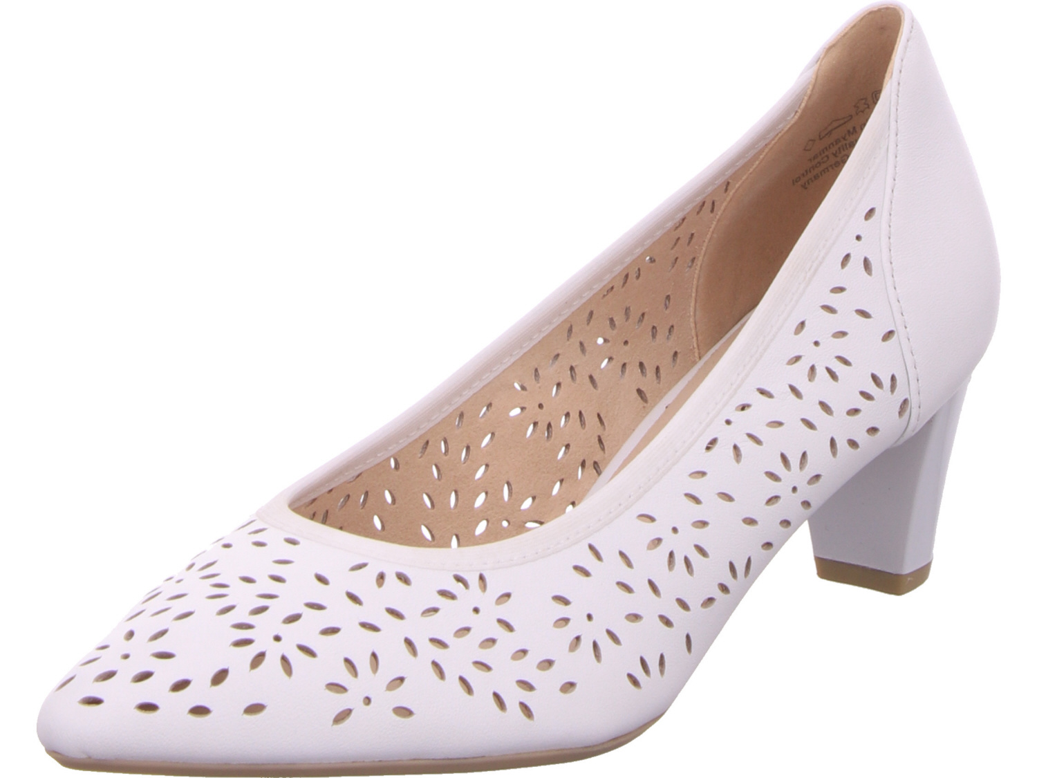 female Modische Pumps weiss 38,5 von Caprice