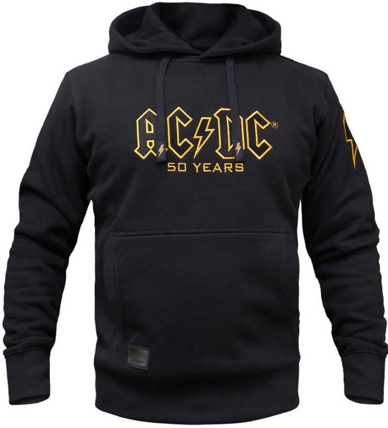 Capricorn Rockwear Kapuzenpullover AC/DC x CAPRICORN Rockwear 50 Years Black Logo von Capricorn Rockwear