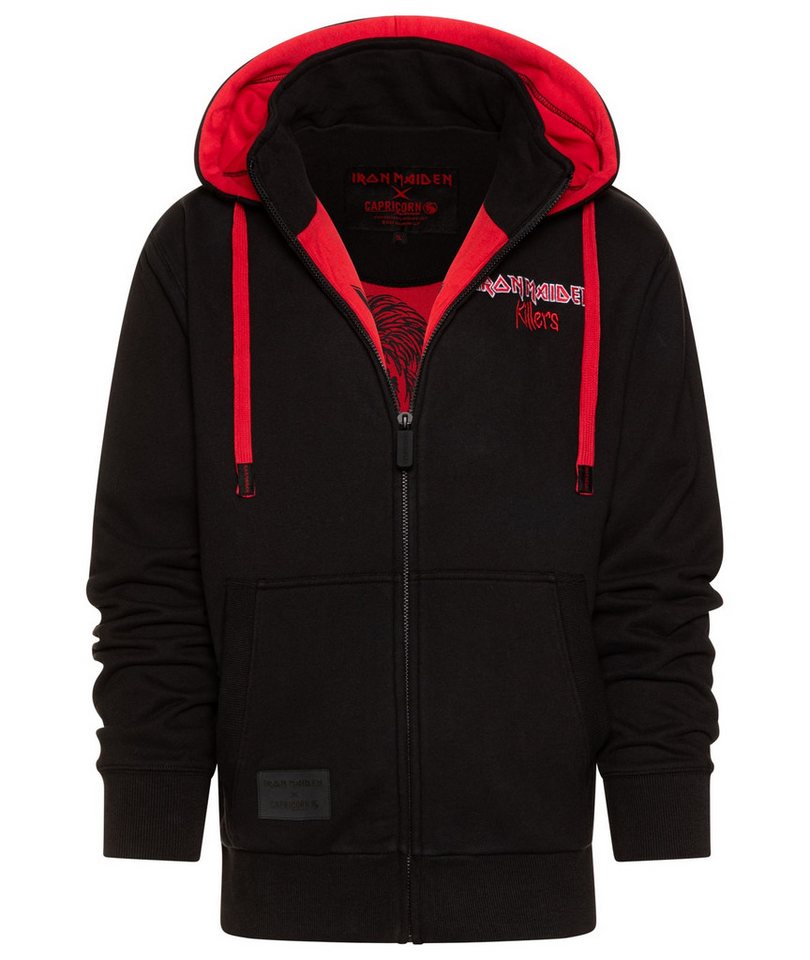 Capricorn Rockwear Kapuzensweatjacke Iron Maiden x Capricorn Rockwear Kapuzenjacke Killers von Capricorn Rockwear